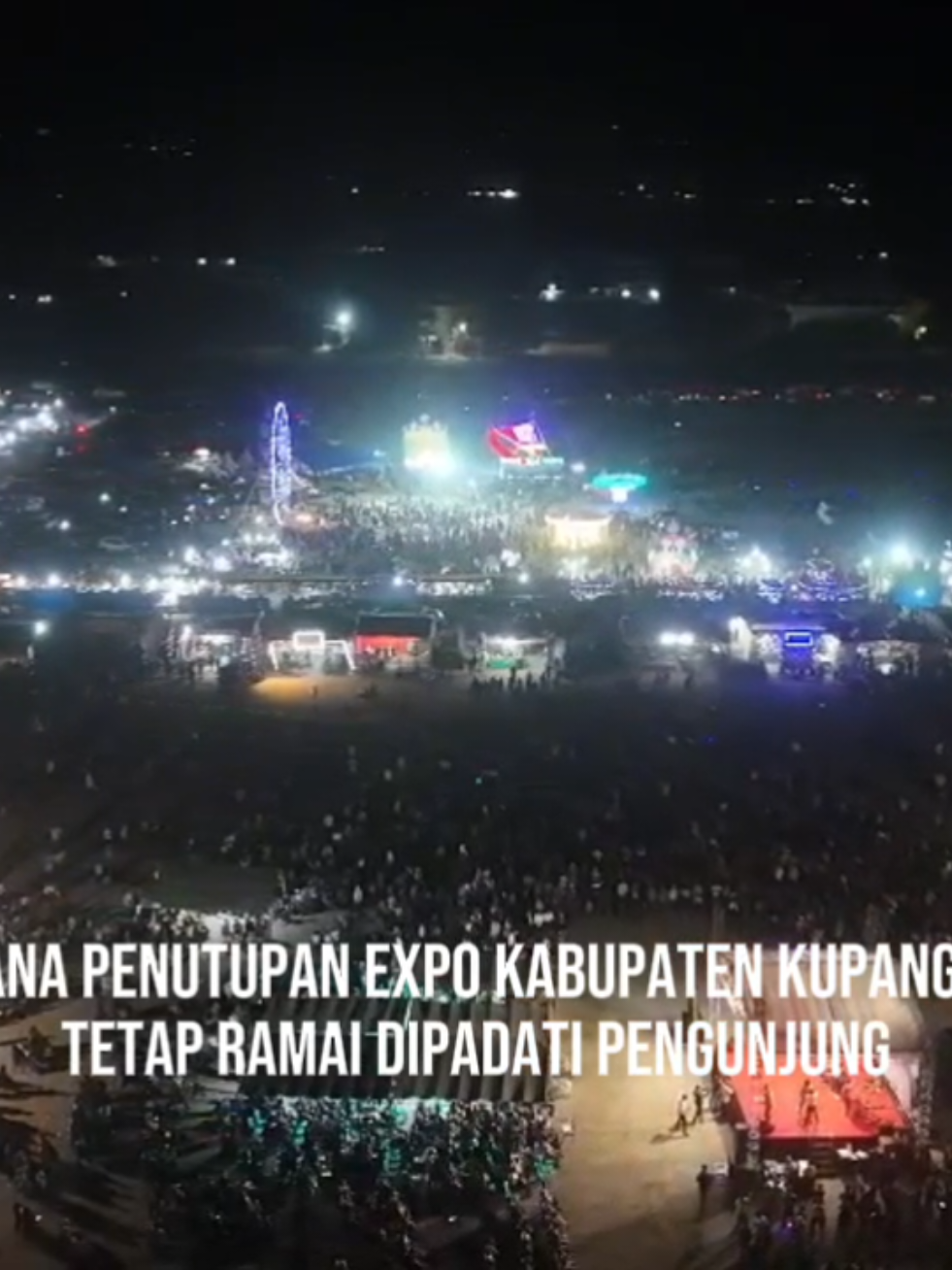 Suasana Penutupan Expo Kabupaten Kupang 2025 tetap ramai dipadati pengunjung
