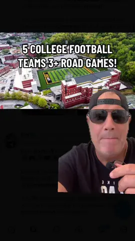 #greenscreen 🏈 Betting against #ncaafootball teams playing 3+ games on the road in a row. 5 #ncaaf teams play 3 straight road games this season. 