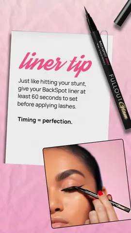⏱️ The 60-second secret! 🎀 Game-day glam isn’t about rushing — let your magnetic liner sit for at least a minute before snapping those lashes on. 👀✨ Trust us, that’s how you get an all-day, full-out hold. 💪💕 #CheerTok #LashHack #FullOutGlam #CheerMakeup
