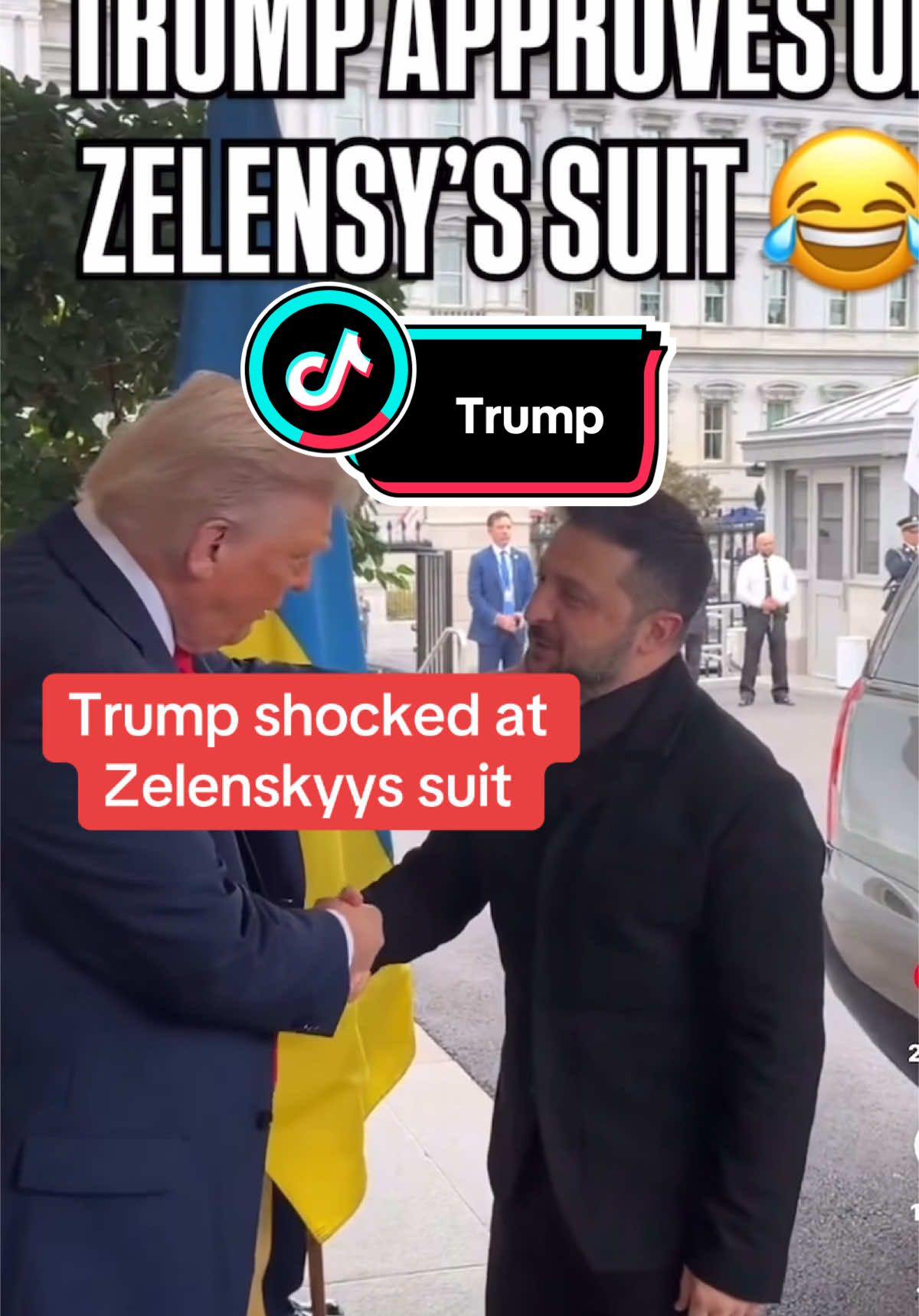 Trump shocked that Zelenskyy finally wore a suit !! #trump #news #zelensky #ukraine #newsupdates 