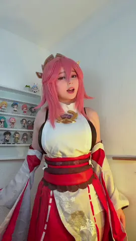 thank you for 3.8M 💗 #yaemikocosplay #genshinimpactcosplay #yaemiko #cosplay 