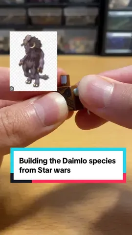 Building the Daimlo species from Star wars #legostarwars #legomoc #fyp