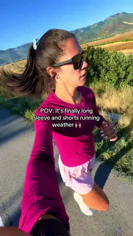 Best time of year for distance running 🥰 #fyp #relatable #runnergirl #runtok #utah @lululemon 