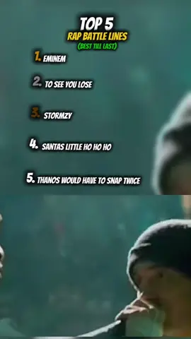Top 5 rap battle lines #fyp #uktiktok #ustiktok 