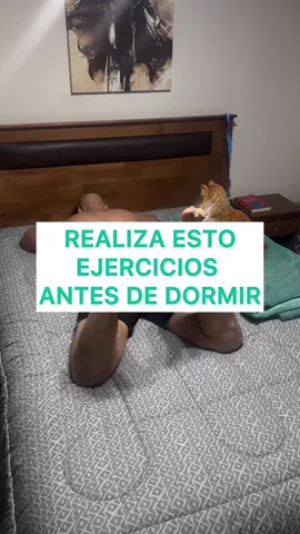 💤 Antes de dormir, regálale un respiro a tu espalda 🛏️ ¿Has pasado todo el día sentado y sientes tu zona lumbar cargada? Estos ejercicios sencillos que puedes hacer en la cama te van a ayudar a soltar la tensión como si hubieras tenido una sesión con un fisio. ✨ Cómo hacerlos: 	•	Realiza 20 repeticiones por ejercicio. 	•	Conecta con tu respiración y siente cómo cada movimiento profundiza y libera tu lumbar. 	•	Lleva cada ejercicio hasta donde tu cuerpo te lo permita, sin forzar. Tu espalda te lo va a agradecer y te ayudará a dormir más relajado 😌💪 #EspaldaSana #EjerciciosLumbar #BienestarEnCasa #RelajaciónNocturna #SaludFísica   