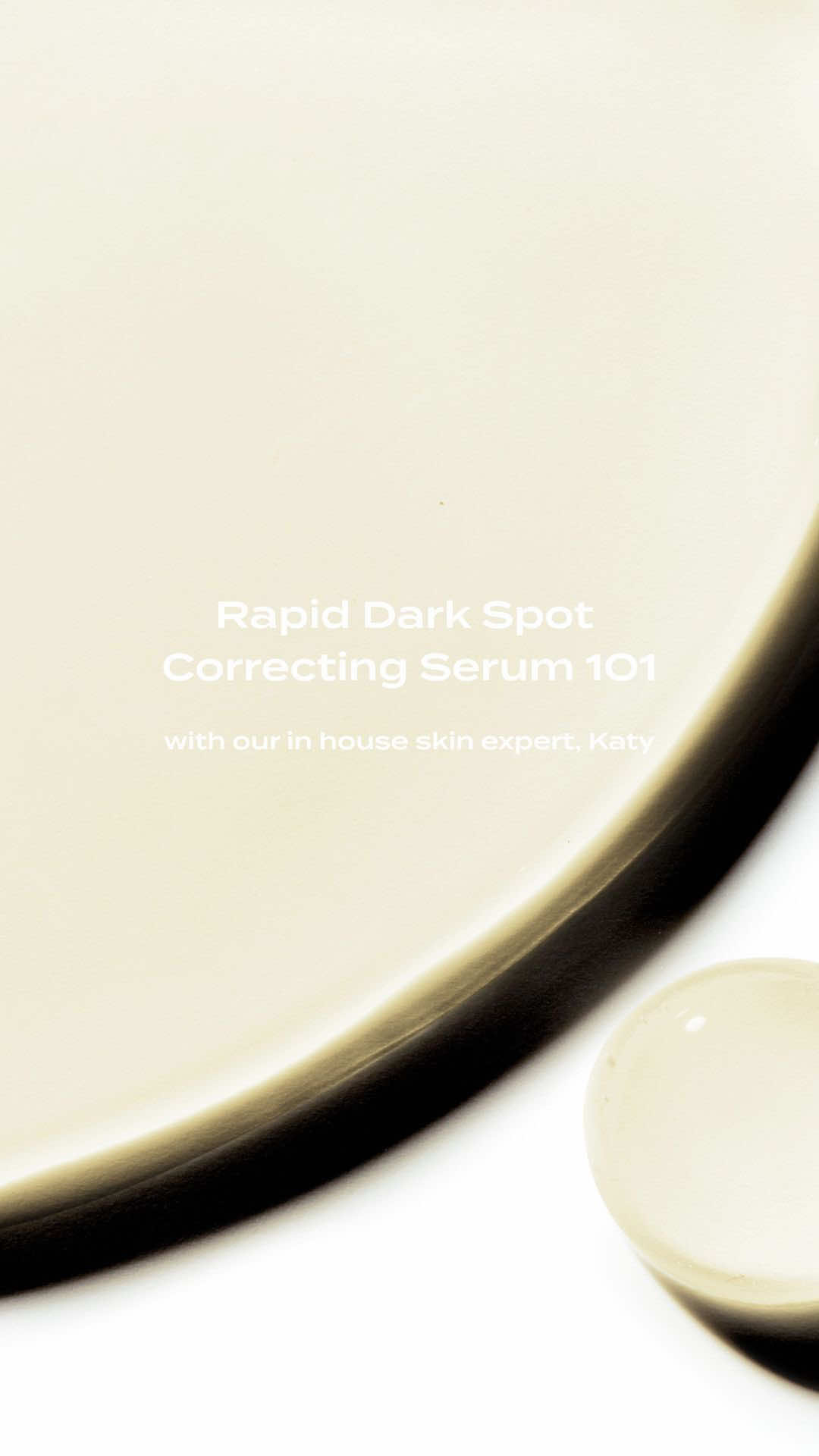 Most professional treatments to fade dark spots require multiple appointments, downtime, and a huge bill. Want to cut through the noise? Our Rapid Dark Spot Correcting Serum uses patented Resorcinol technology to get similar results, at home, in as little as two weeks 💛 