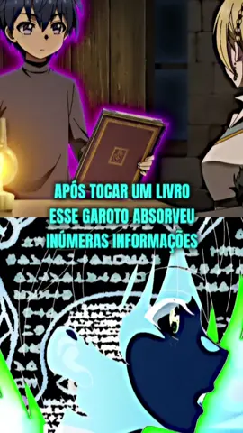 após tocar um livro esse garoto absorveu inúmeras informações #Anime #otaku 