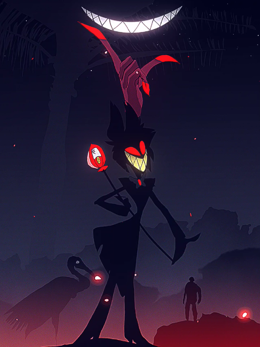 Alastor fond d'écran animé 4K.  Alastor est l'infame entité connue sous le nom de Demon de la Radio et l'un des nombreux et puissants Overlords de l'Enfer.  Il a proposé d'aider Charlie dans ses efforts, même si c'est pour son propre plaisir.  Il est l'un des personnages principaux de Hazbin Hôtel.  #alastor #hazbinhotel #livewallpaper #wallpaperlive #wallpaperanime 