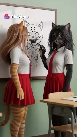 pimple cat #ai #aicat #animation #sadstory #aiart 