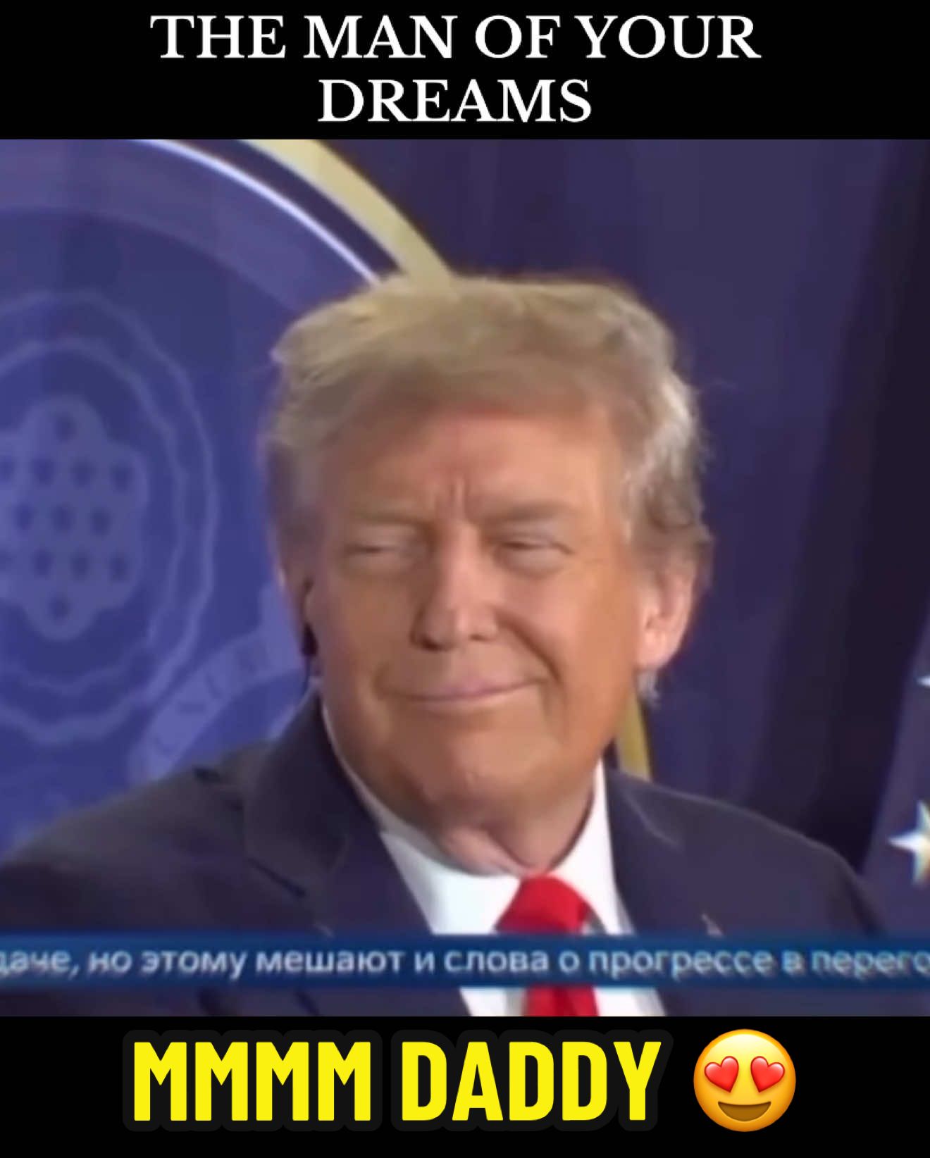 I wish anyone would look at me the way #trump looks at #putin. Of course when I see this I want to 🤮, but you can see the obvious lust in his eyes for his daddy. #fyp #maga #thisisAmericanow 