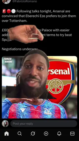 If this deal falls through I’ll be in tatters  #arsenal #eze #fyp #romano #ornstein 