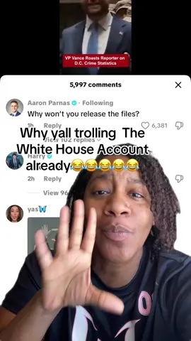 White House launches TIKTOK ACCOUNT#whitehouse #fyp #trolling #funny#relatable @Aaron Parnas 
