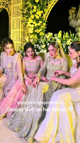 Shainagull Nikah 🤍 #foryou #opmshoots #pakistan #wedding #photography #video #viral 