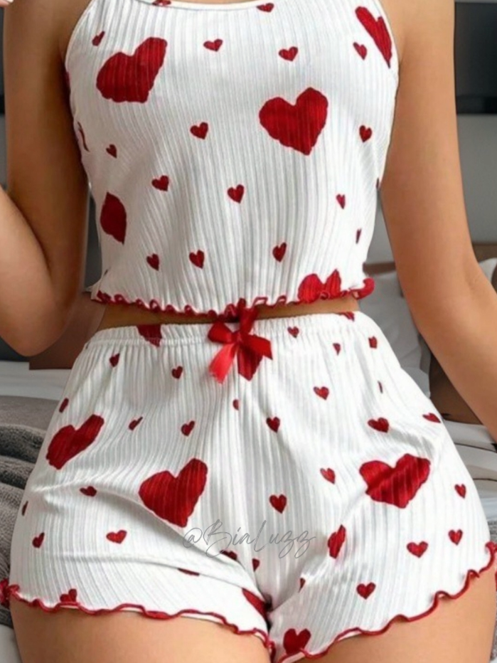 Esse Conjunto de Coração é um Charme! . . . #modafeminina #look #tendencia #shein #shopee 