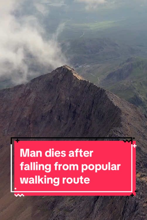 ⬆️FULL STORY | Man dies after falling from popular Eryri walking route | #Wales #northwales #snowdonia #eryri #yrwyddfa #uknews 