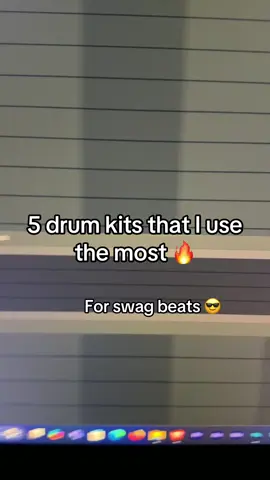 5 drum kits that I use the most #fyp #undergroundmusic #producertok #flstudio #tips 