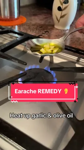 Old moroccan remedies! Garlic possesses natural antibacterial & anti-inflammatory properties.. and Olive oil softens earwax and soothes irritation in the air canal.  ##earache##remedies##help##moroccanoil##naturalremedies