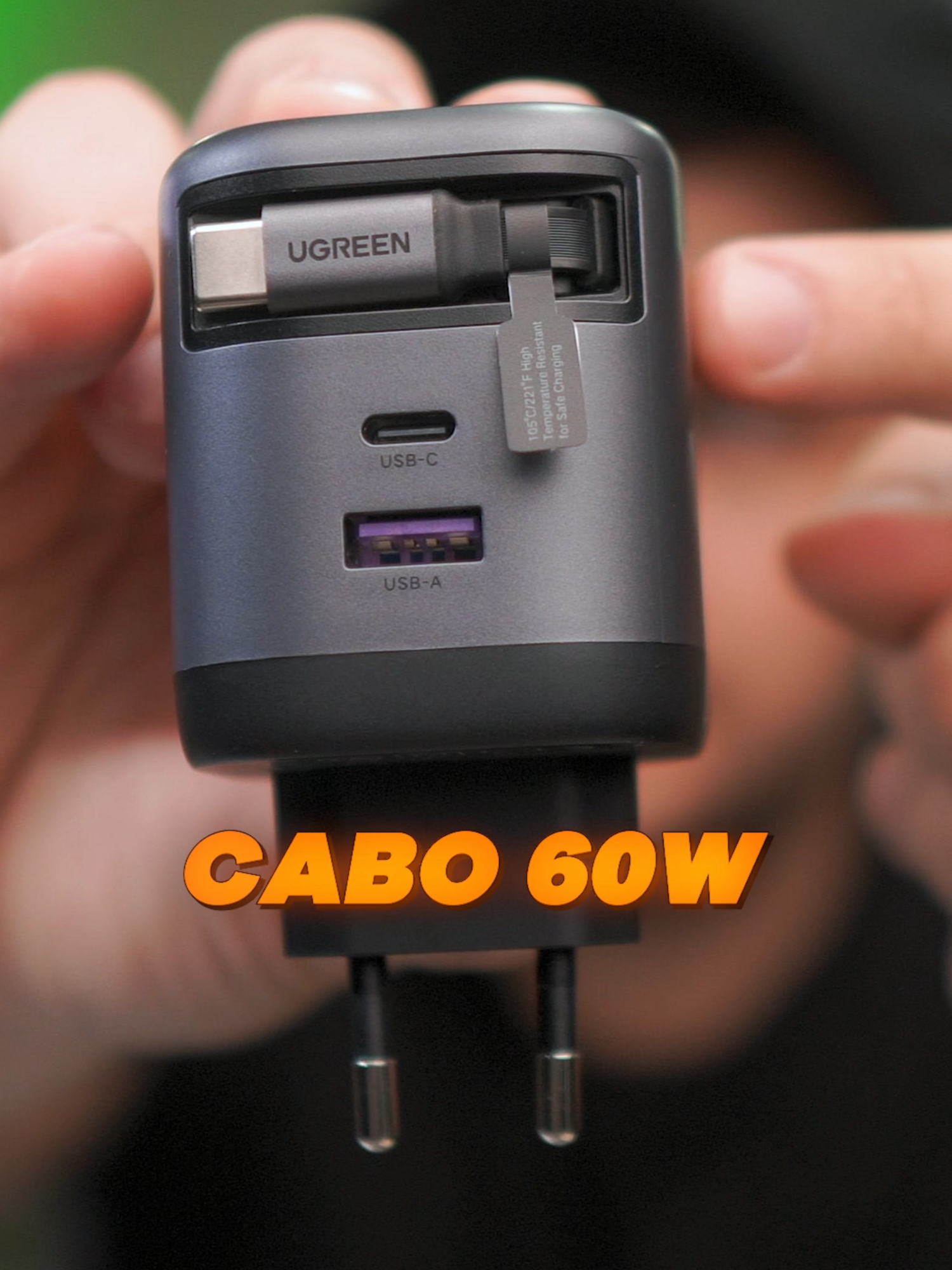 Esse CARREGADOR é perfeito para seu iPhone e Samsung #ugreen #carregadordeiphone
