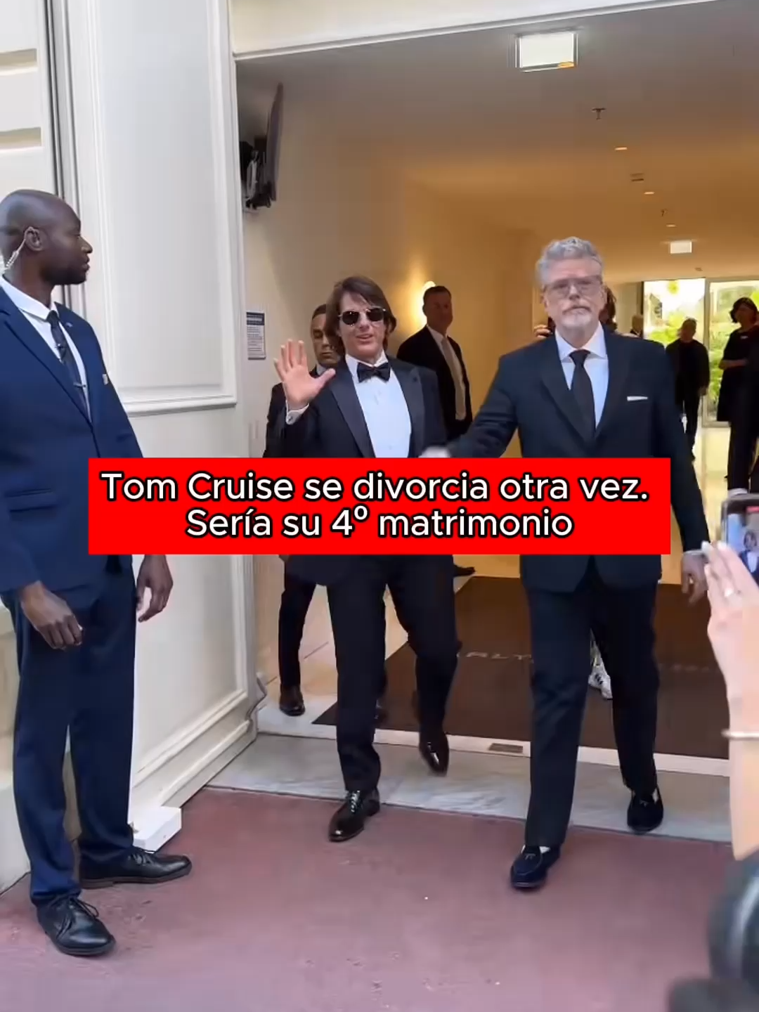 Tom Cruise se divorcia otra vez. Sería su cuarto matrimonio.