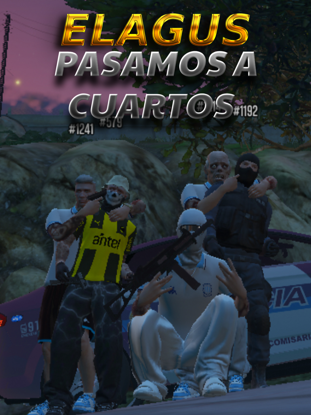 PASAMOS A CUARTOS.... #gta5 #gtarp #gtaonline #gtaroleplay #racingclub #kilomborp #elagus #calamardo #peñarol #cuartos
