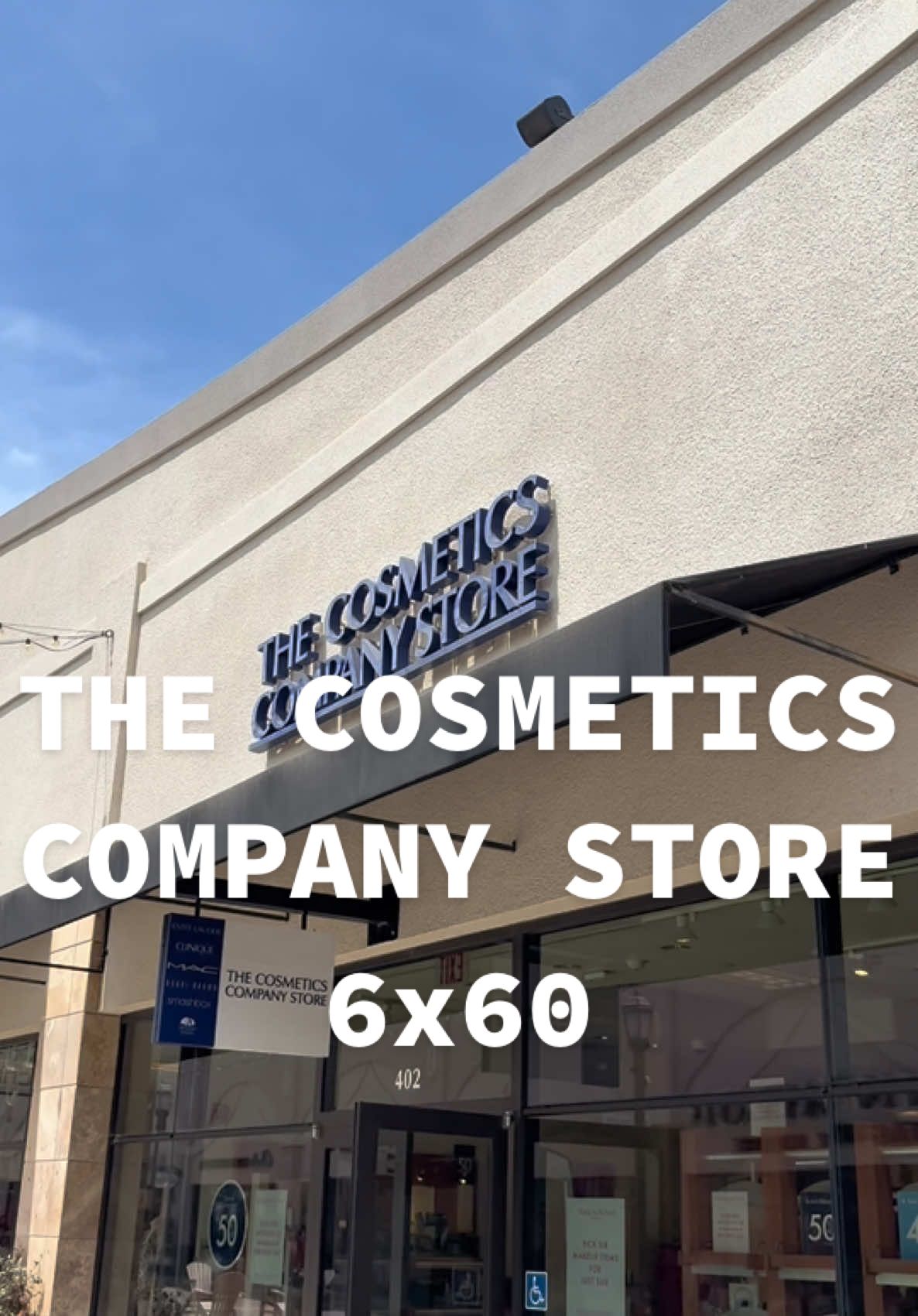 6x60 #6x60 #thecosmeticscompanystore #6x60 #lasamericasoutletmall #tocafe #mac #esteelauder #clinique 