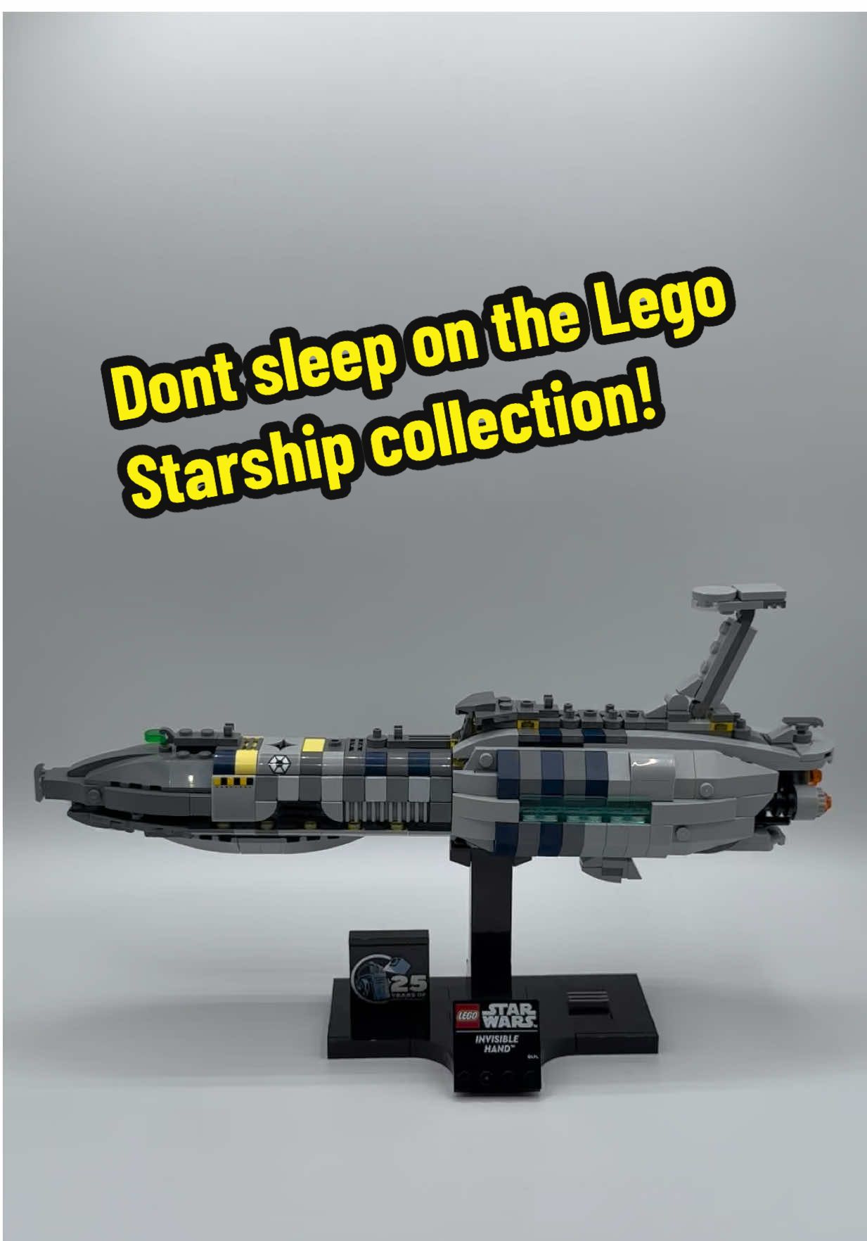 Are you a fan of the Lego starship collection ? Let me know in the comments ! #LEGO #legostarwars #legotiktok #starwars #clonewars 
