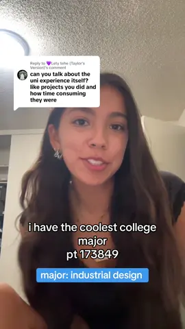 Replying to @💜Lety tehe (Taylor's Version) i love answering your industrial design questions #industrialdesign #industrialdesignstudent #design #ux #productdesign 