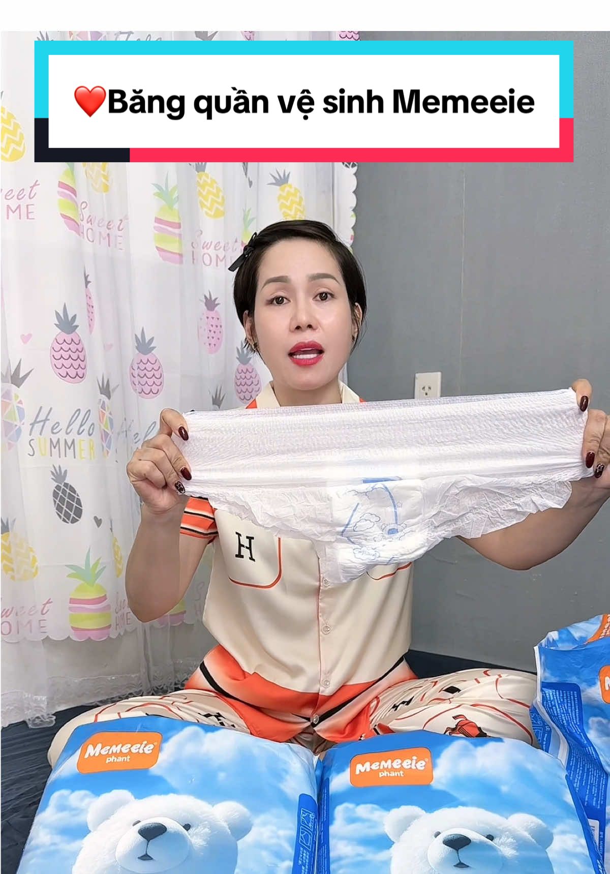 ❤️Băng quần vệ sinh Memeeie tiện lợi các chị nha #cindythuytichcuc 
