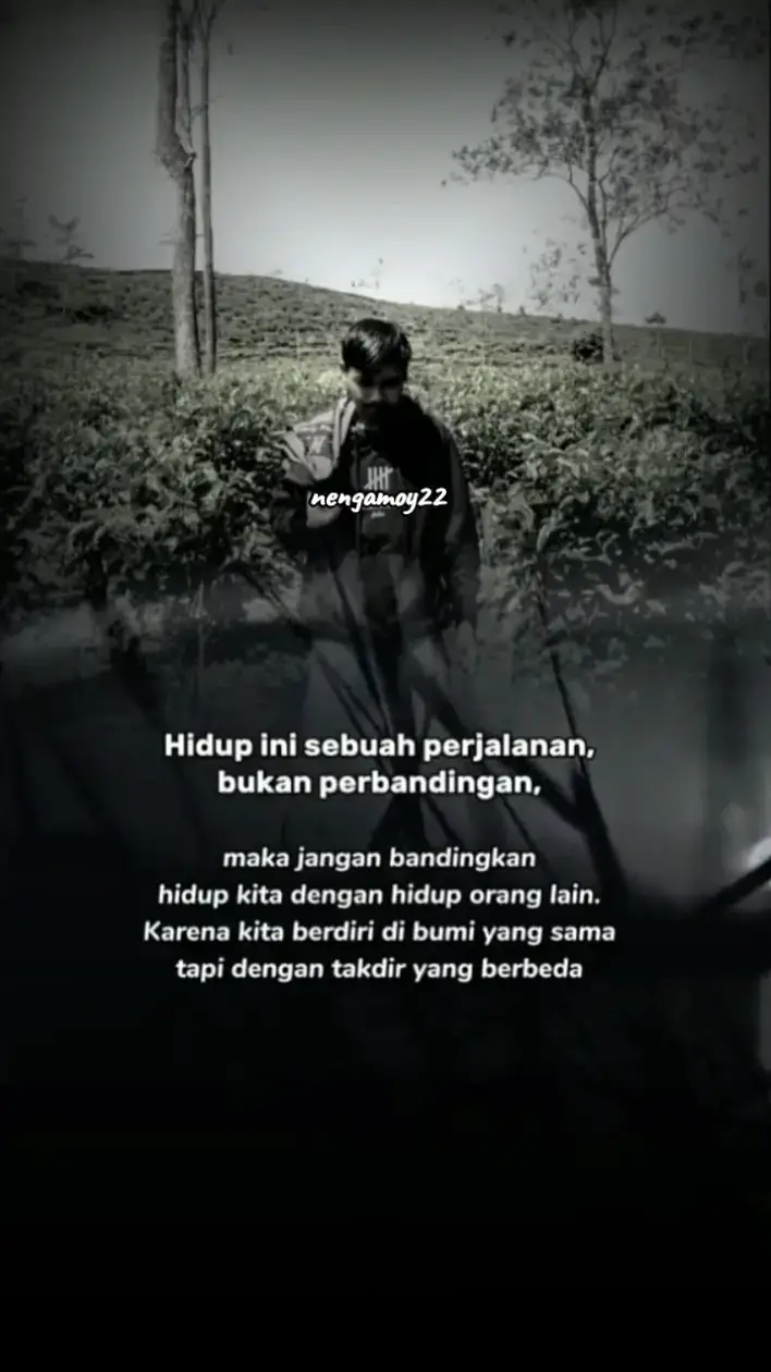 hidup bukan suatu perbandingan #quotes #storykatakata #sad  #tranding #fypシ゚ 