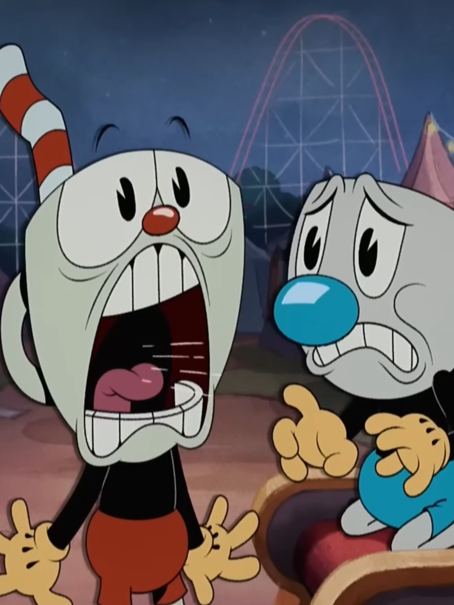 Ngl it was either this scream or the sonic exe scream 😂😂 #cuphead #cupheadshow #mugman #slendytubby #tinkywinky #scream #blowthisup #viral #memegod #meme