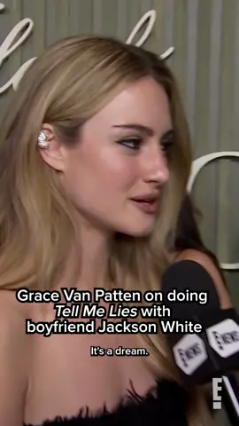Grace Van Patten shares what it's like working with Jackson White on 
