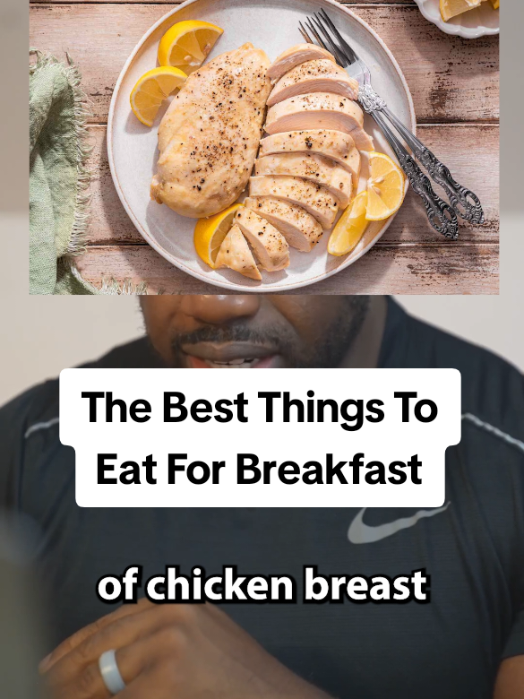- Instead of eating cereal, muffins or bagels, eat these options for breakfast instead to lose body fat and get toned - 2 cups of egg whites with vegetables - 8oz of chicken breast and 2 eggs - A protein shake with 2 scoops of protein powder - Like what you just learned? 🚨 Comment “MEAL” and I will send you a free meal plan. That will tell you exactly what to eat to lose body fat and build muscle.