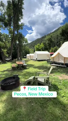 This place is so incredible! The views are gorgeous!  I had never heard of Field Trip until coming here for a work retreat, it is definitely on the list to bring my family back to!!  #travel #traveltiktok #newmexico #fieldtrip #pecos 