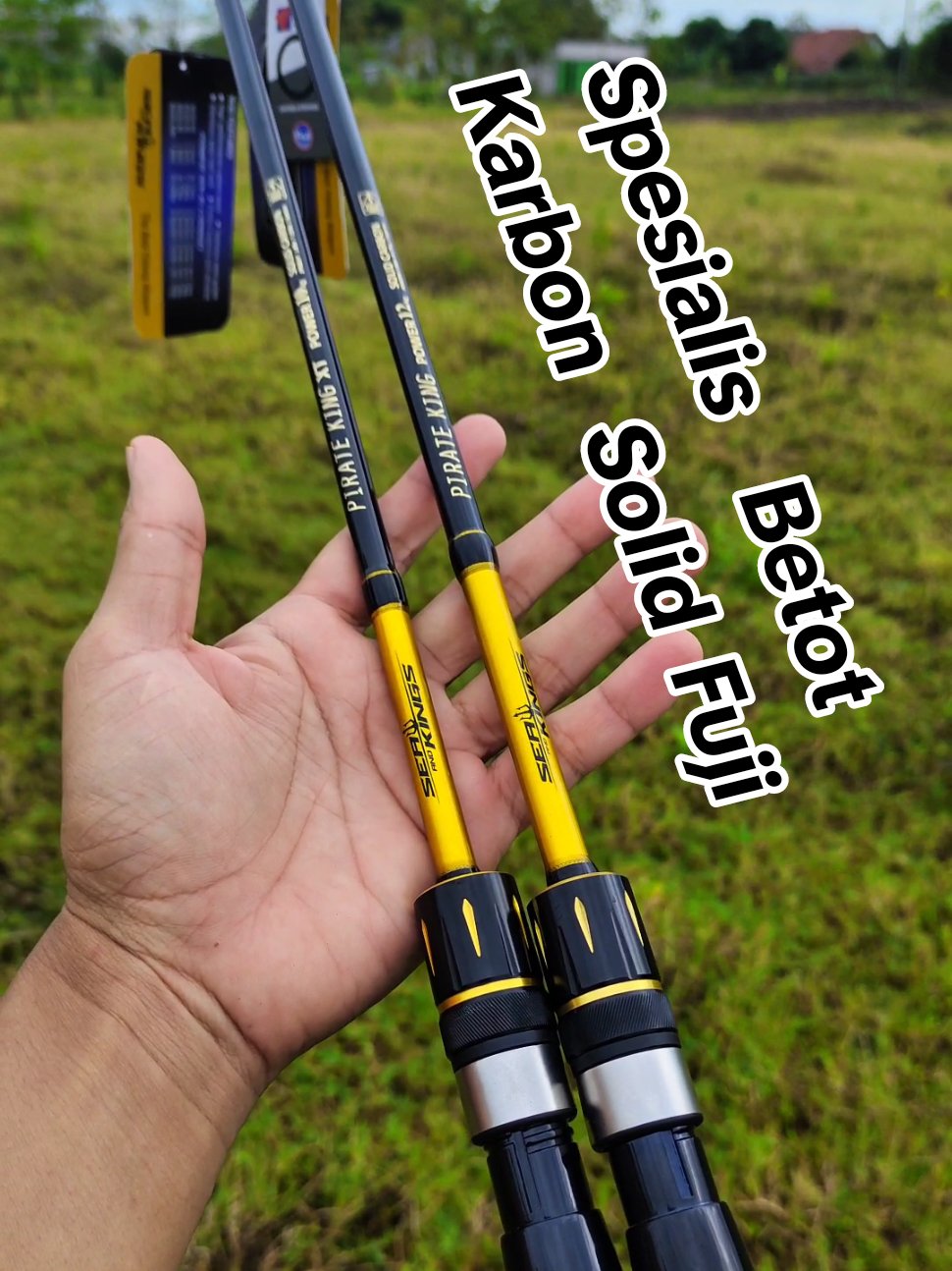 Joran karbon Solid ring Fuji Galatama mancing kakap sea And king pirate #galatama #galatamalele #galatamaikanmas #galatamabawal #joranpancing 