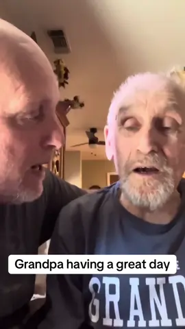 Have a good day with Grandpa ❤️🥰 #grandpa #grandfather #dementia #father #fyp 