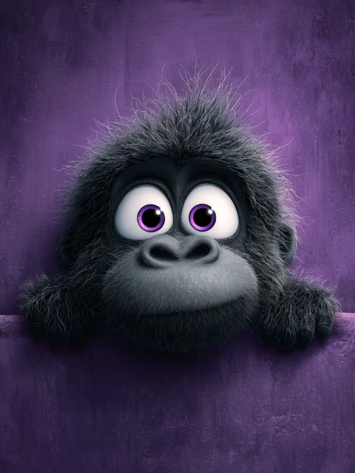 Live Wallpaper | Silly Tiny Gorilla #gorilla #livewallpaper #cheeky #funnyvibes #cartoon #cuteanimal #tongueout #aivideo #happyvibes #playfulenergy #silly #phonewallpaper #fyp