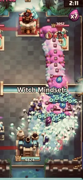 Witch Mindset. 🚬 #clash #clashroyale #clashroyalememes #witch #clashtok 