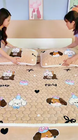 Bộ 3 món ga gối Trần bông xơ đũi #changagoinem #changa #bogagoi #xuhuong #fyp 