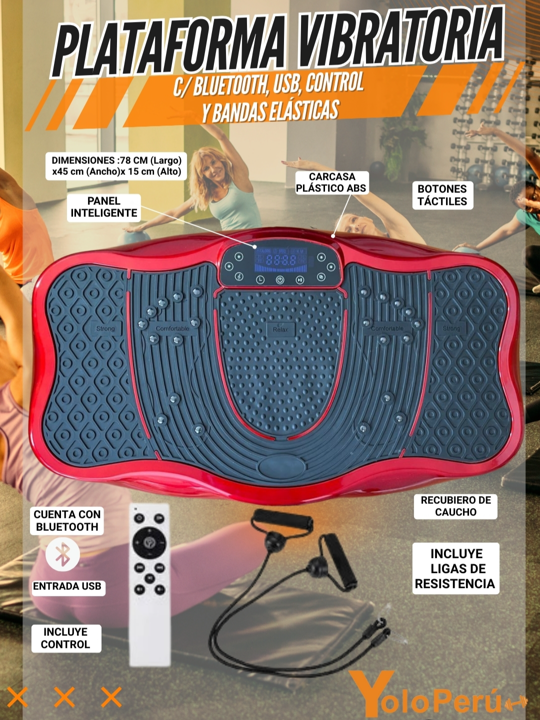 🔥 ¡Transforma tu cuerpo sin salir de casa! Esta plataforma vibratoria es tu nueva aliada para quemar grasa, tonificar y mejorar tu metabolismo en minutos al día. ✅ 99 niveles de intensidad ✅ Pantalla LED inteligente ✅ Altavoces integrados + Bluetooth ✅ Imanes terapéuticos + bandas de resistencia ¡Solo 15 minutos diarios pueden hacer la diferencia! 💪 📩 Escríbenos para info o pedido ➡️ 963 044 385 / 923 238 360 . . 🥊💪🏻 ¡Somos YoloPerú, tu mejor opción en accesorios deportivos! 💪🏻🥊 📦 Envíos a Lima y provincias 📍Encuéntranos en nuestros puntos de venta: ✅ C.C. Gama Moda Plaza - Tienda PN003 (1er nivel - Gamarra) ✅ C.C. Gama Moda Plaza - Tienda SS320 (Sótano 2, junto a Metro - Gamarra) ✅ C.C. Plaza Center Villa El Salvador (Frente al Parque Industrial) ✅ C.C. Real Plaza Villa María del Triunfo (A 2 cuadras del Hospital Kaelin) ✅ Showroom en Surco - Jr. Monte Ficus 295, Urb. Prol. Benavides (previa cita) ✅ Tienda en VTM - Av. 27 de Diciembre 935 (2do Piso) ✅ Almacén VMT - Av. 27 de Diciembre 935 (Entre Pdos. 17 y 18) 🛍️ También en: Rappi y Falabella  #entrenamientoencasa #enviosatodoelperu #yoloperu #gym #quemargrasa #PLATAFORMA