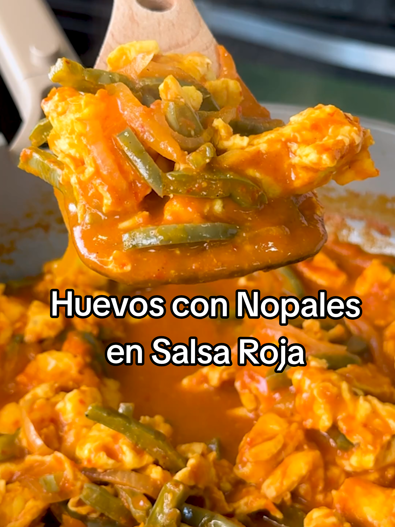 Huevos con Nopales en Salsa Roja 😋 Such a simple and flavorful dish that I never get tired of, huevitos con chile! I love enjoying mine with warm flour tortillas. How about you? Do you prefer this with flour or corn tortillas? Let me know in the comments. HUEVOS CON NOPALITOS INGREDIENTS: For the nopales: ► 3 fresh nopales ► 1/4 white onion ► 1 garlic clove ► Salt to taste For the salsa: ► 1/4 white onion ► 1 garlic clove ► 2 roma tomatoes ► 3 chile puya ► 1 chile morita ► 1 chile de arbol ► 1/2 cup of water ► Small bunch of cilantro ► Salt to taste ► Pinch of cumin For the eggs ► 7 eggs ► Salt and pepper #EasyRecipe #mexicanfood #sahm #nopales #huevos
