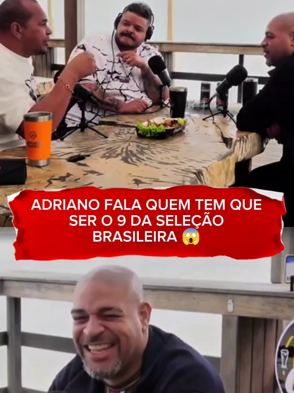 E PRA VOCÊ QUEM SERIA? . . . . #adrianoimperador #cortespodcast #aloisiochulapa #futebol #selecaobrasileira 
