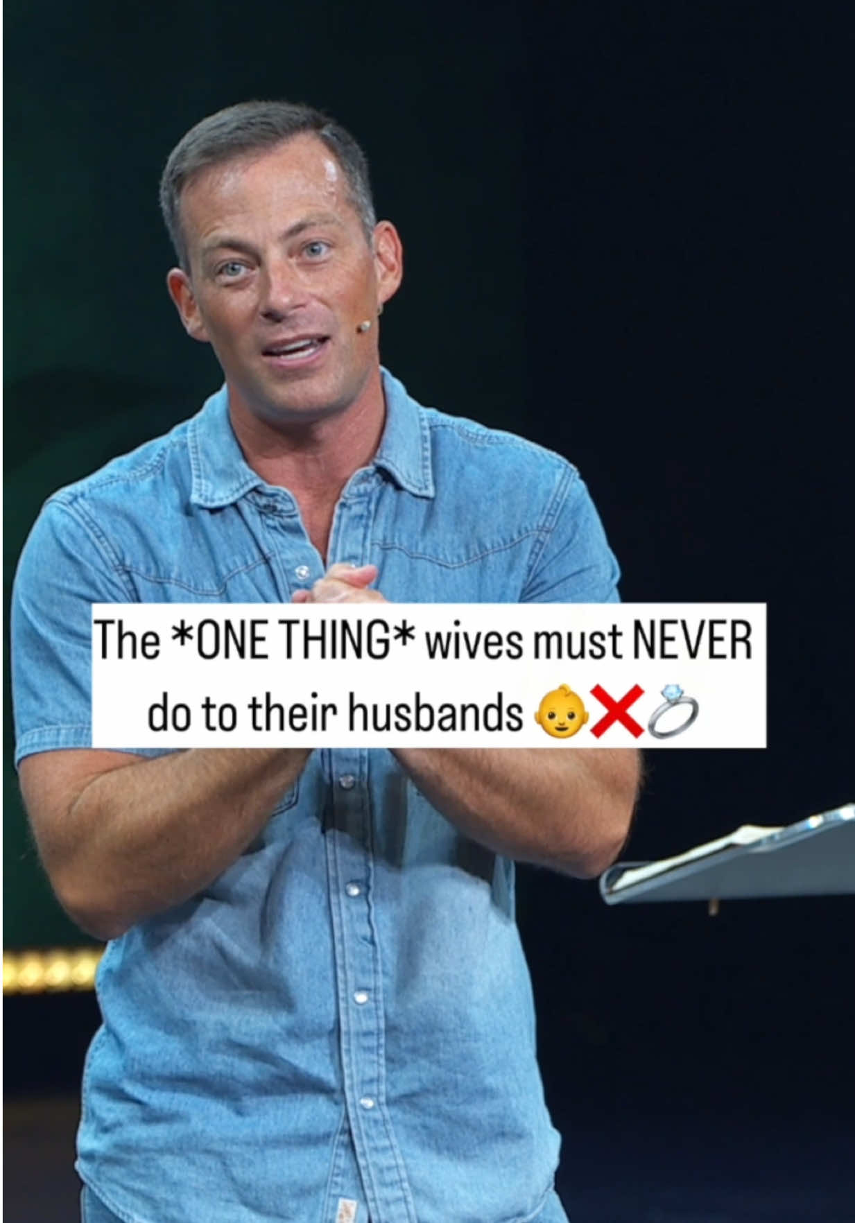 I need to be gentle but clear on the one thing a wife should *NEVER* do to her husband. I've seen it too many times. #fyp #christiantiktok #marriage #bible #wife 