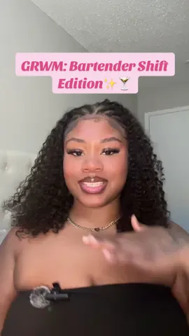 ✨GRWM✨For My Closing Bartending Shift💄 Yes I Was Very Much Late For Work😅 #grwm #fyp #bartenderlife #BeautyTok #roadto10k 