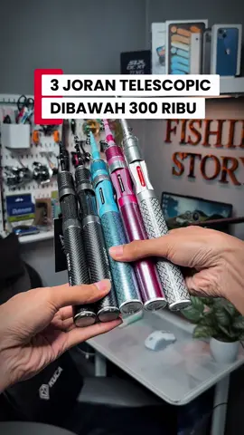 3 Joran telescopic dibawah 300K #mancing #mancingmania 