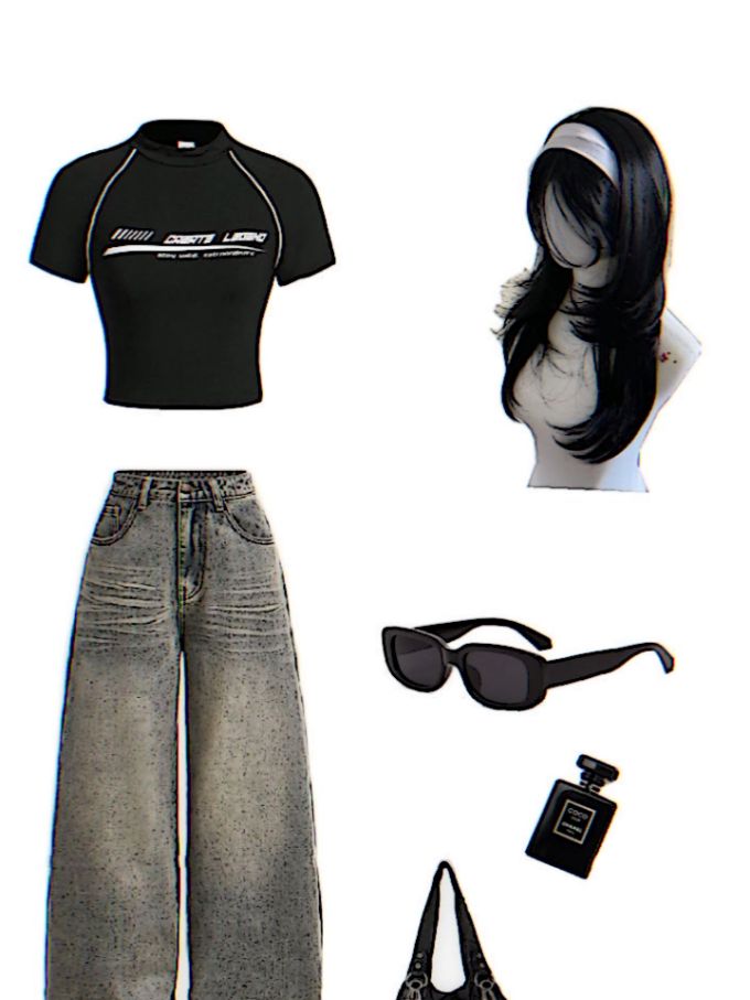 #rekomendasi #outfit #croptop #kece #fypage 
