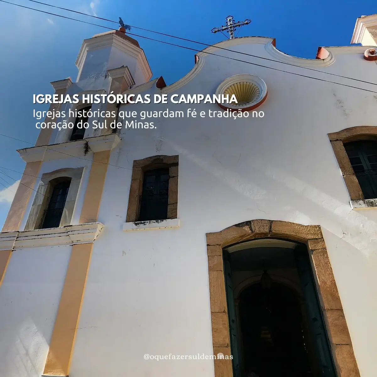 ⛪✨ As igrejas de Campanha são muito mais que pontos turísticos: são guardiãs da fé, da arte e da história do Sul de Minas. Cada uma delas traz um detalhe único — seja na arquitetura, nos altares centenários ou nas tradições que resistem ao tempo. Caminhar por essas igrejas é viajar no passado e sentir a espiritualidade que envolve a cidade. 💫 👉 Quer viver essa experiência de perto? Faça a Rota das Igrejas de Campanha com o pessoal da @exploraminas e descubra cada detalhe desses verdadeiros tesouros mineiros!