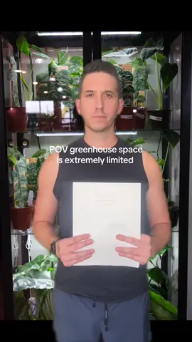 All this to say I already want a second bigger cabinet #greenhousecabinet #PlantTok #houseplants #greenscreen 