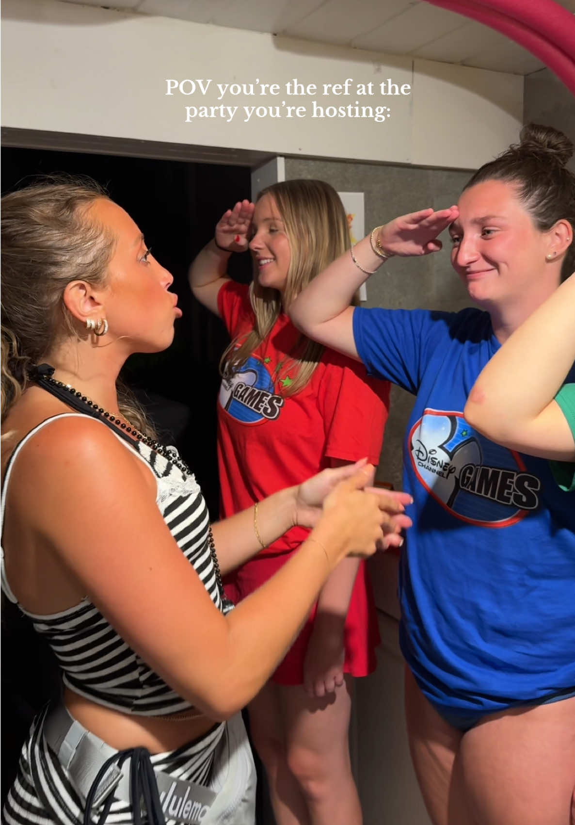 On my whistle 🏁🫡 #hosting #party #Summer #partytime #backyardvibes 