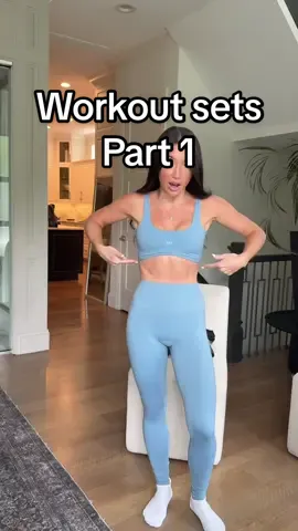 Showing all of the sets I bought this month!! A few things I will say - I Dont usually go this crazy but I knew I'd be filming 6 weeks worth of workouts because my sad to savage habits, strength, pilates and nutrition program launched (: I also got some of these sent to me. And lastly - I give my sisters and mom all of my older workout sets and they LOVE THEM and it makes me really happy because they go with their workout habits they are all building (:  I wanted to film this because you guys always ask where I get my sets!! here are the sets I got from @setactive 