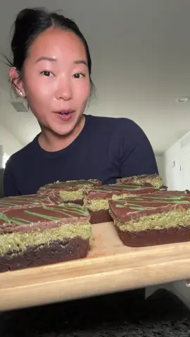 why spend $8 on a brownie when you can spend $30 on ingredients and make 8 🤣🥰 dubai chocolate brownie recipe:  1 box brownie mix (prepare according to box)  8 oz kataifi  3 tbsp unsalted butter  8 oz jar pistachio cream  ¼ cup tahini 1 ½ cup chocolate  #dubaichocolate #dubaichocolatebrownie #viralrecipe #trending #fyp 